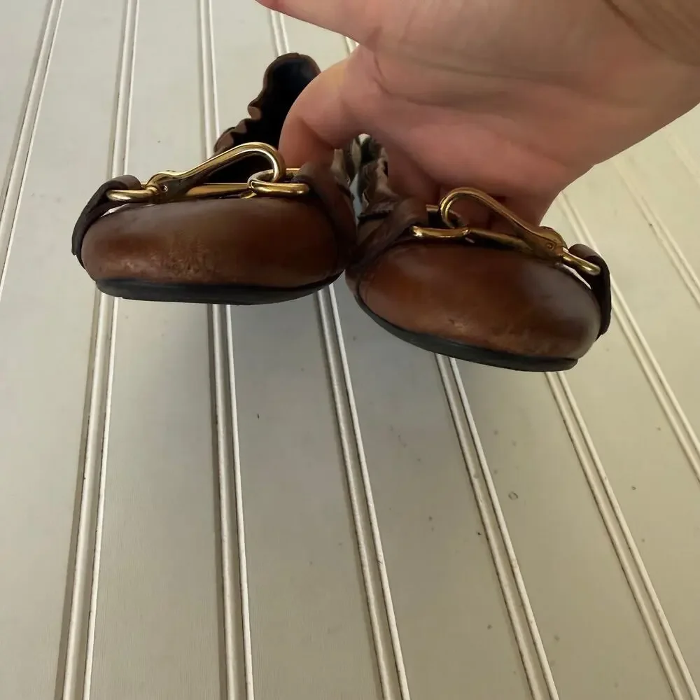 Burberry Heritage House Check Shipley Ballet size 39 size 8.5